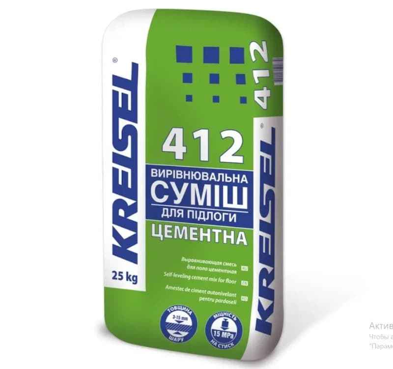 Sapa autonivelanta Kreisel 412 (3-15 mm), 25kg