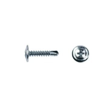 Șurub 4,2x13mm cu cap plat si șaibă, autoforant 2mm, zincat Profmet