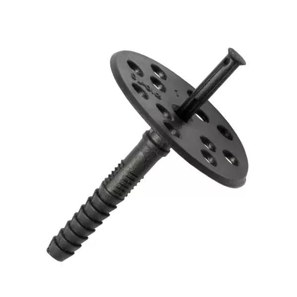 Diblu 10x140mm negru p/u izolare, cui din plastic 200buc