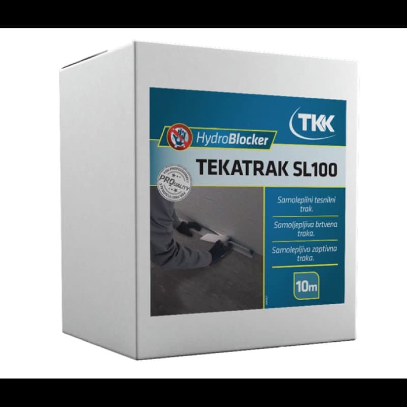 Bandă de etanșare pentru îmbinări autoadezivă 100mm x 10m Hydroblocker Tekatrak SL