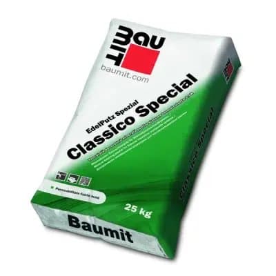 Tencuială decorativă minerală Baumit Edelputz Spezial K2.5 (bob de orez), 25kg