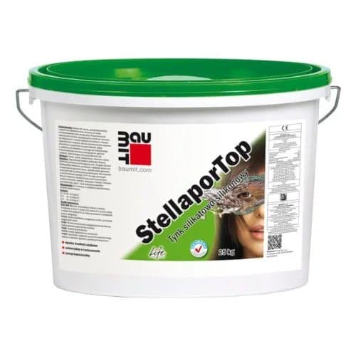 Tencuiala decorativa silicon-silicatic Baumit StellaporTop K1.5 (bob de orez), 25kg