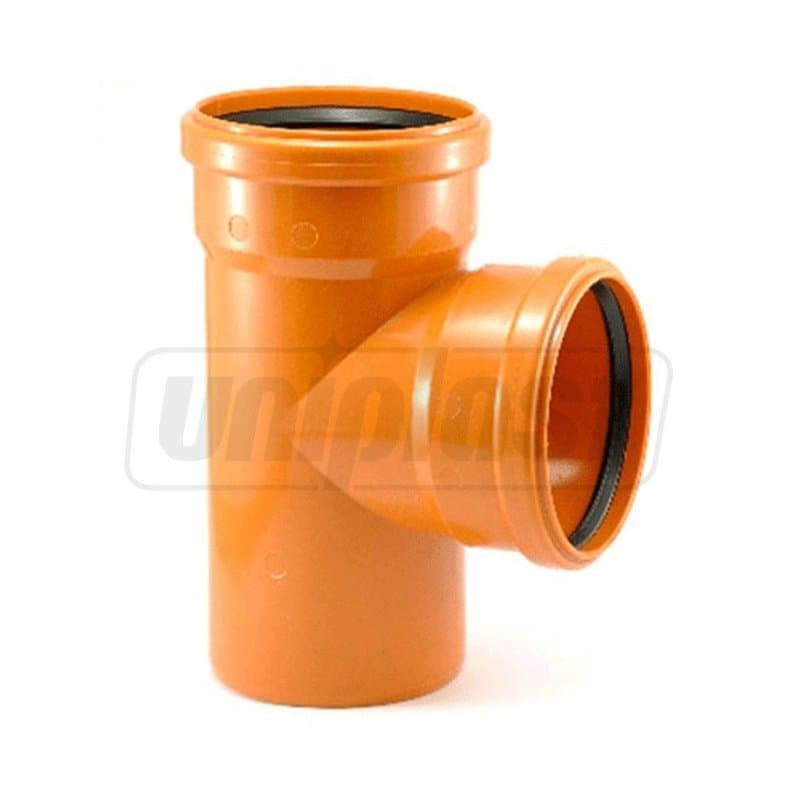 Ramificatie PP D.110 x 110 / 90° SN2 (portocalie) UNIPLAST