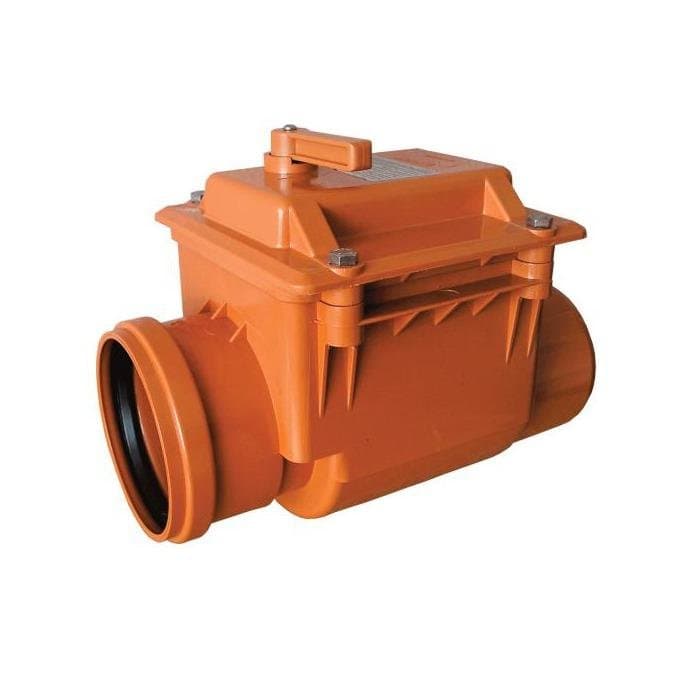 Clapeta de sens unic D.110 PP (portocalie) INSTALPLAST