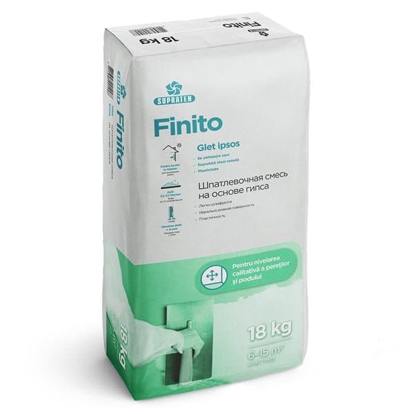 Glet pe baza de ipsos Finito 18kg