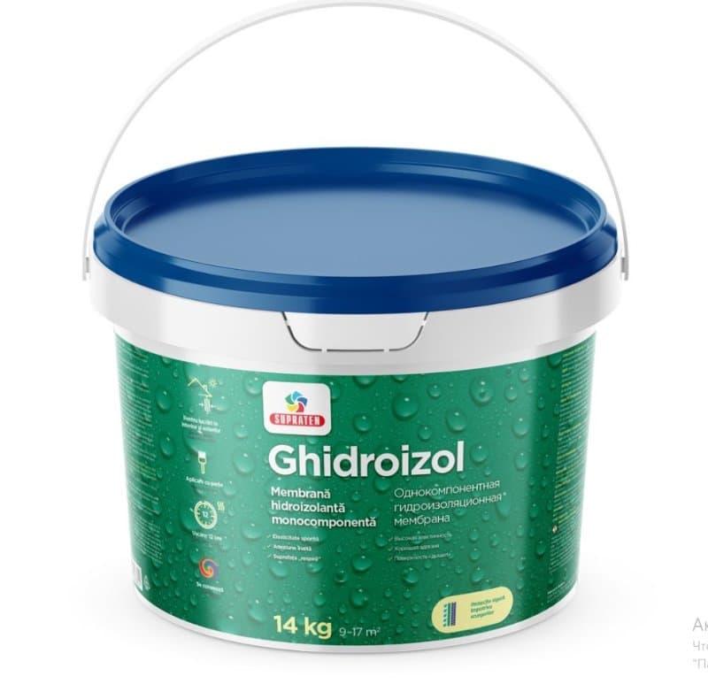 Membrana hidroizolanta Ghidroizol 14kg