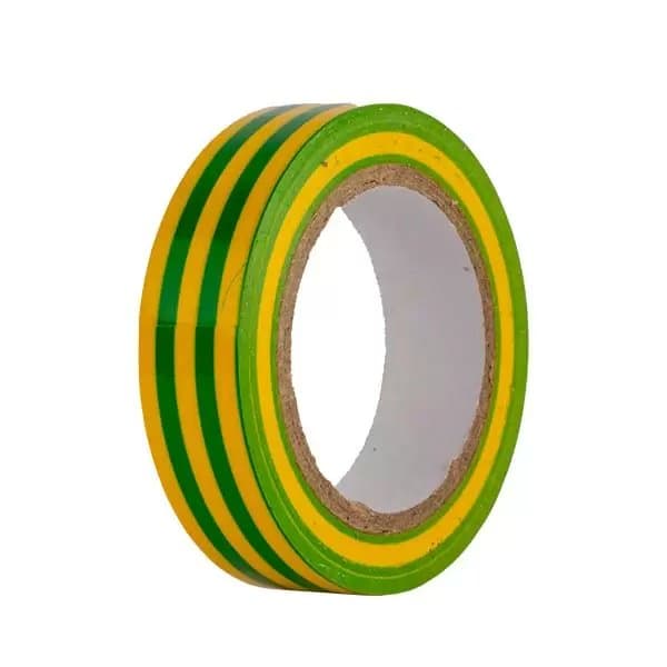 Banda electroizolanta PVC 20m*19mm*0,13mm galben-verde