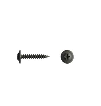 Surub cu cap plat si saiba, pe metal 0,9mm, fosfatat 4,2x19_50 buc.