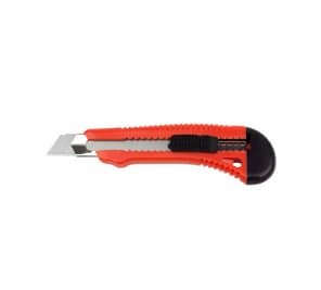 Cutter 18mm cu sina metalica, autoblocare maner din plastic