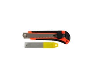 Cutter 18mm cu sina metalica, blocare surub maner din doua componente cu 5 lame