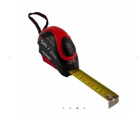 Ruleta 10m x 25mm cu autoblocare si acoperire din nailon