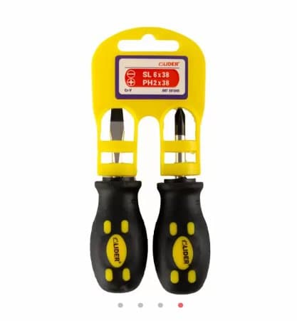 Set surubelnite mini SL6,0x38/PH2x38 maner cauciuc, CrV Profmet